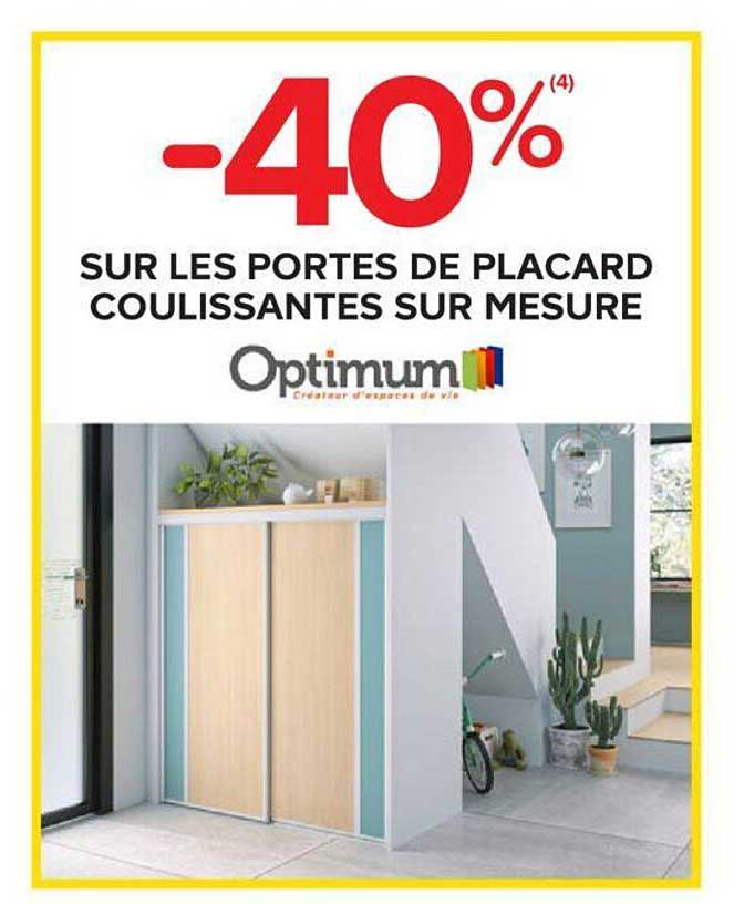 portes de placard coulissantes sur mesure optimum