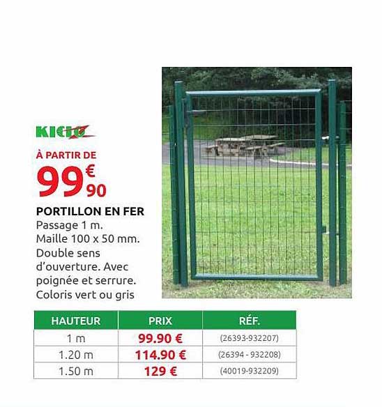 Portillon En Fer Kidoz