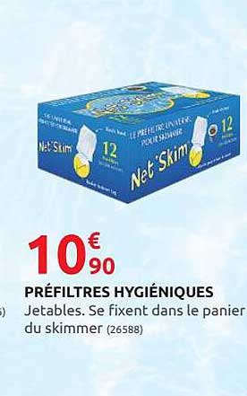 préfiltres hygiéniques