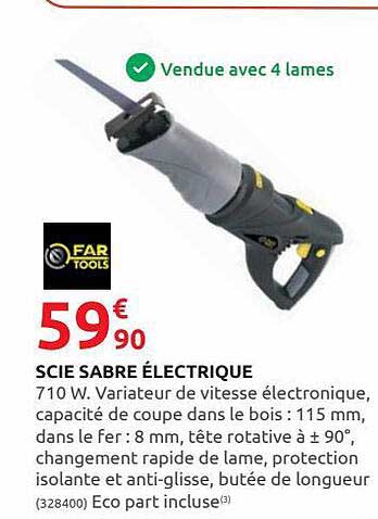 scie sabre électrique far tools