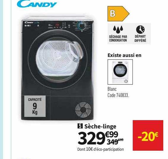 sèche-linge candy