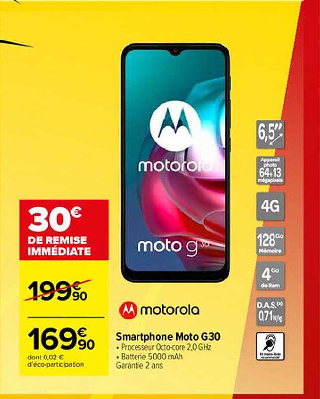 smartphone moto g30 motorola