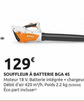 souffleur à batterie bga 45