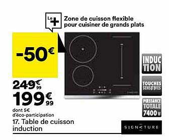 Table De Cuisson Induction Signature