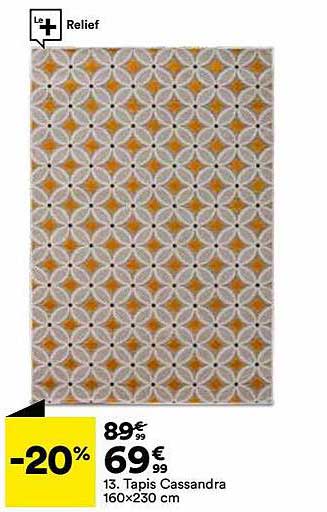 tapis cassandra 160 x 230 cm