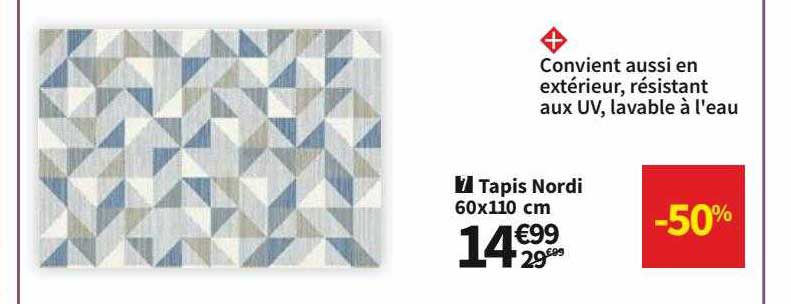 tapis nordi 60 x 110 cm