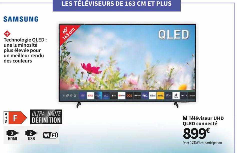 Téléviseur Uhd Qled Connecté Samsung