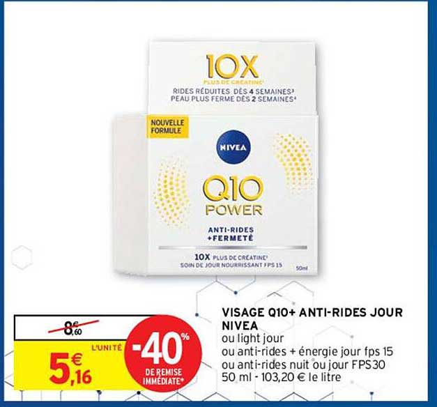 Visage Q10 + Anti-rides Jour Nivea