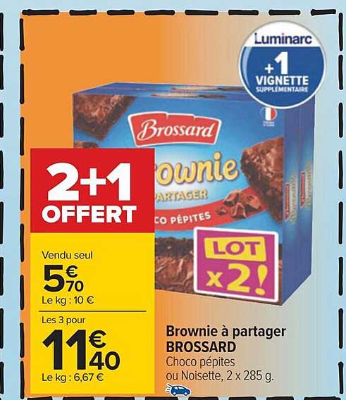 brownie à partager brossard