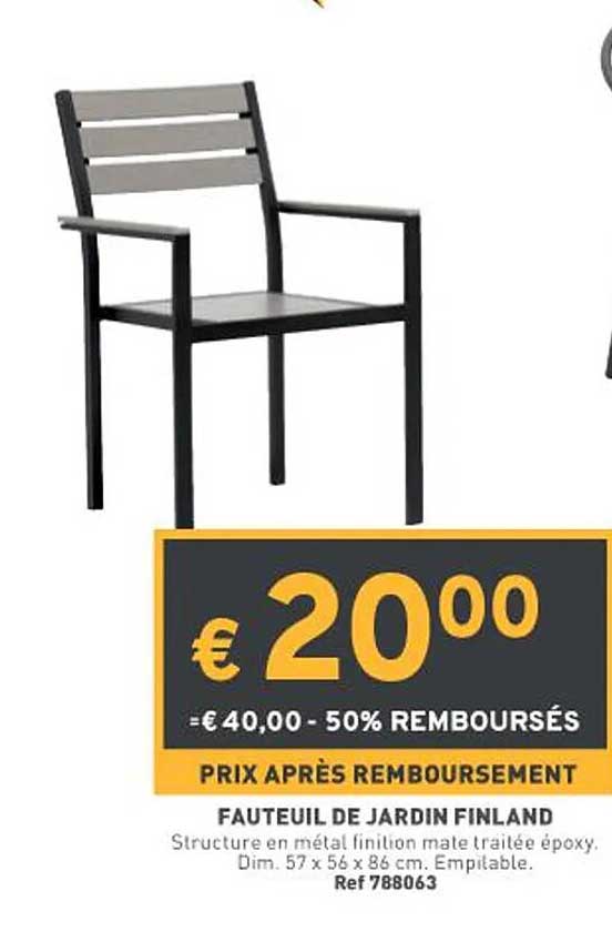 fauteuil de jardin finland