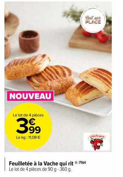 feuilletée à la vache qui rit