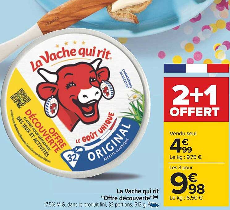 la vache qui rit "offre découverte"