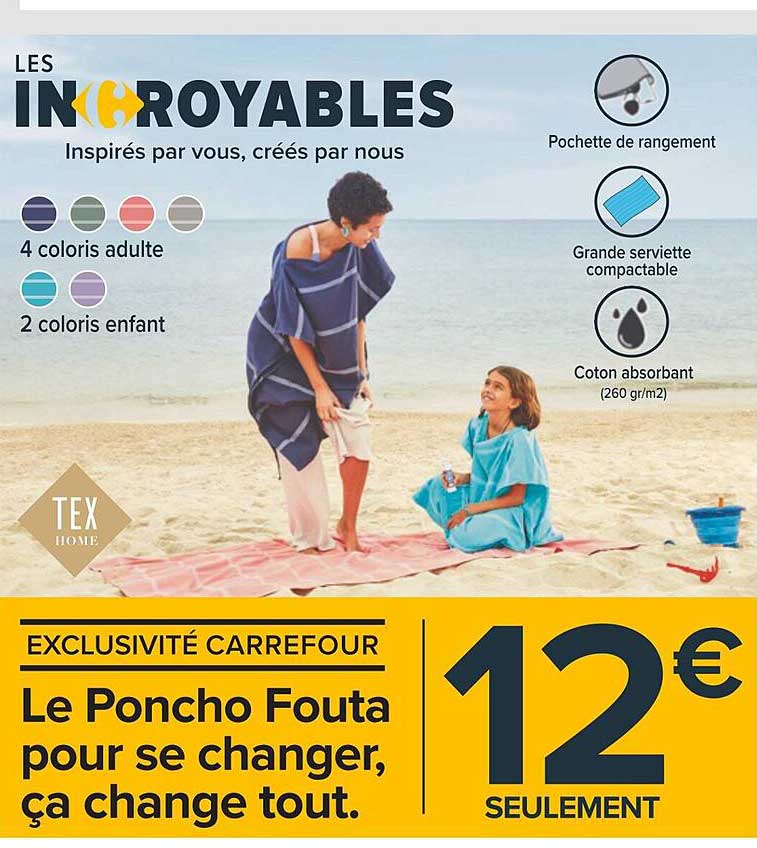 Le Poncho Fouta Tex Home