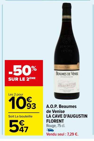a.o.p. beaumes de venise la cave d'augustin florent