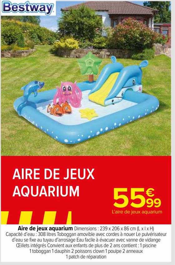 aire de jeux aquarium