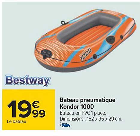 bateau pneumatique kondor 1000 bestway