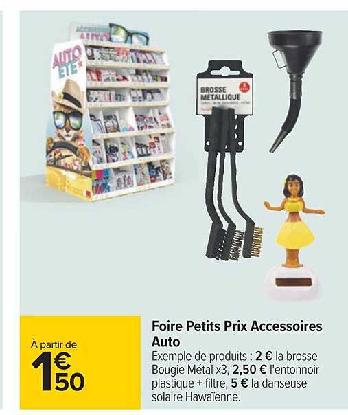 foire petits prix accessoires auto