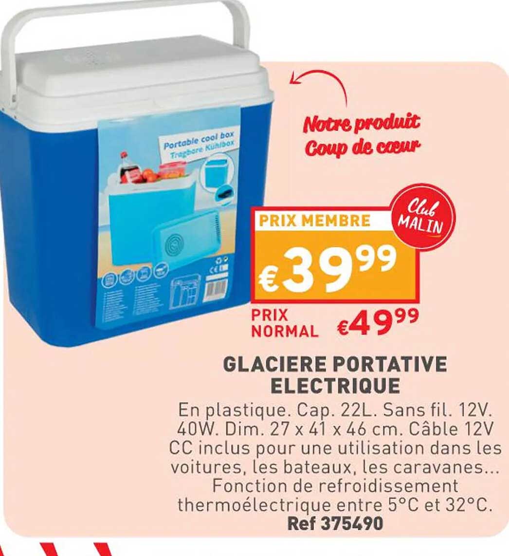 glacière portative électrique