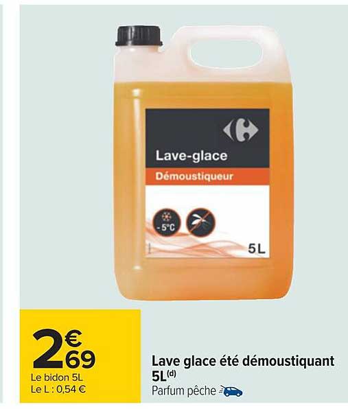 lave glace été démoustiquant 5l carrefour