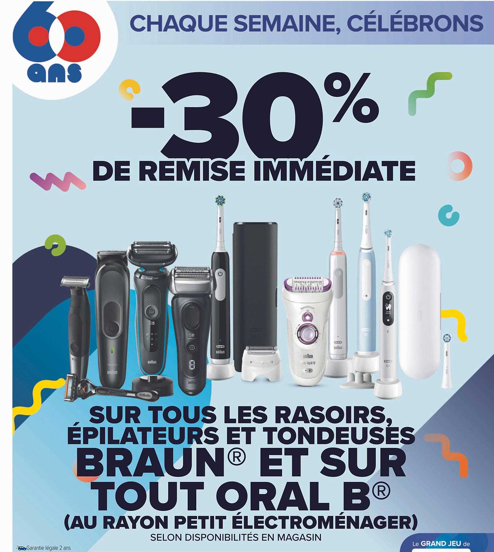 les rasoirs, épilateurs et tondeuses braun et oral b