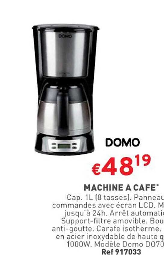 Machine à Café Domo