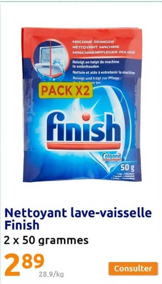 nettoyant lave-vaisselle finish