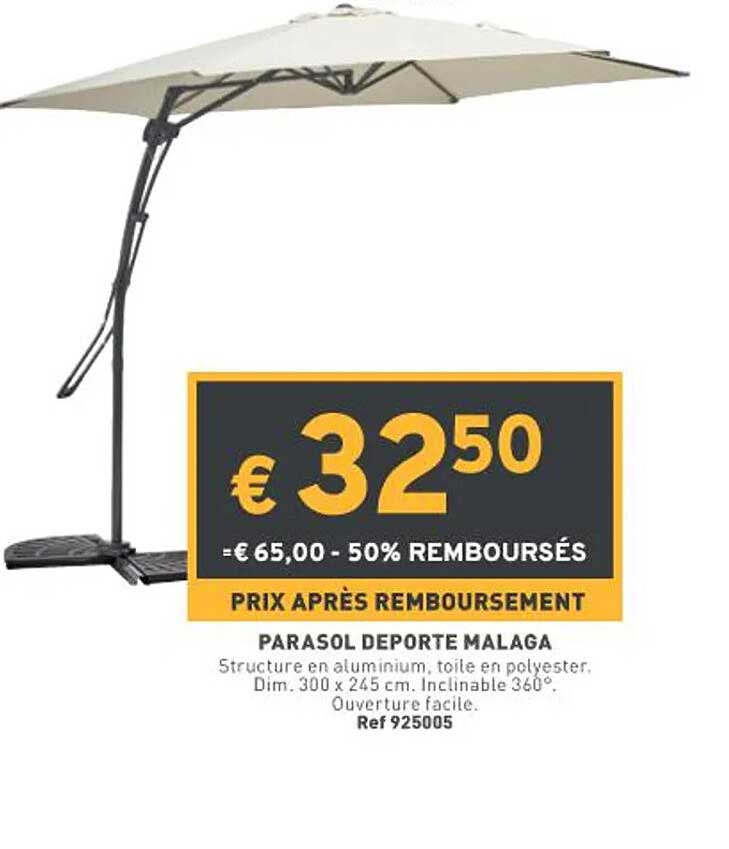 parasol deporte malaga