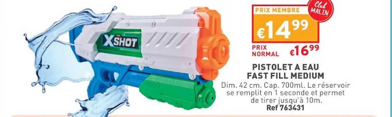 pistolet à eau fast fill medium