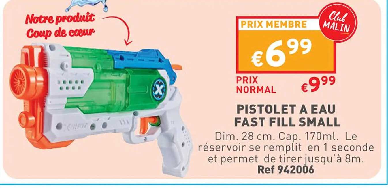 pistolet à eau fast fill small