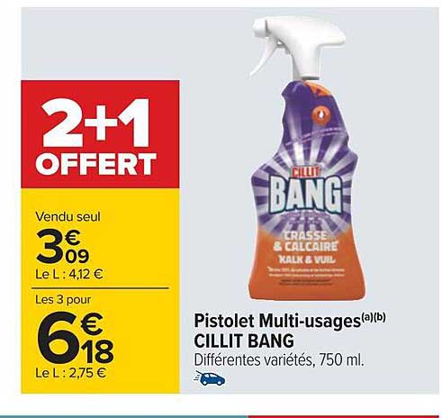 pistolet multi-usages cillit bang