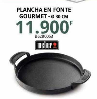 Plancha En Fonte Gourmet - ø 30 Cm Weber