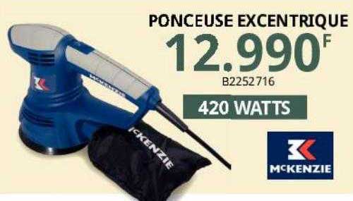 ponceuse excentrique mckenzie