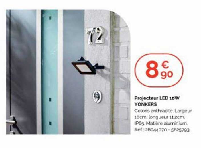 projecteur led 10w yonkers