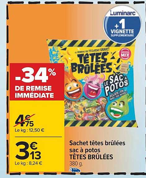 sachet têtes brûlées sac à potos têtes brûlées