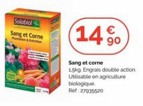 sang et corne solabiol