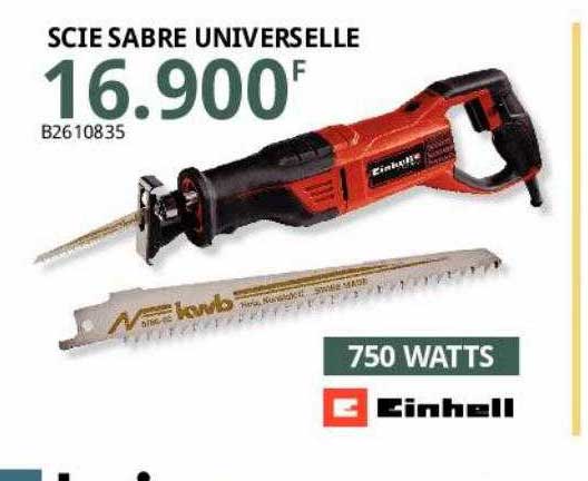 scie sabre universelle einhell