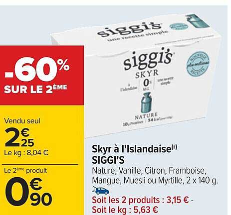 sky à l'islandaise siggi's