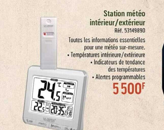 station météo intérieur-extérieur