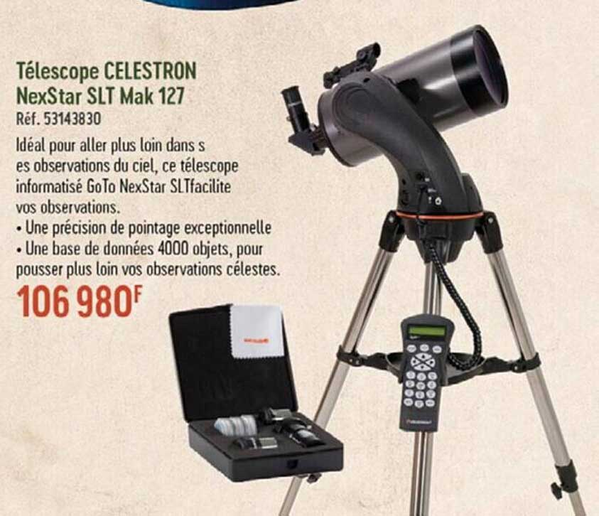 télescope celestron nexstar slt mak 127
