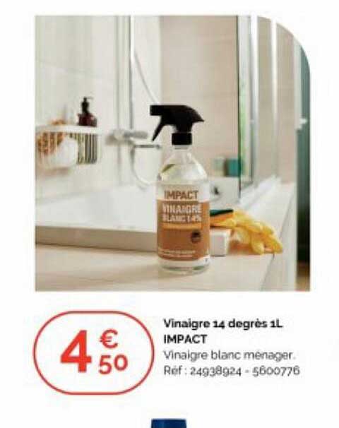 vinaigre 14 degrés 1l impact
