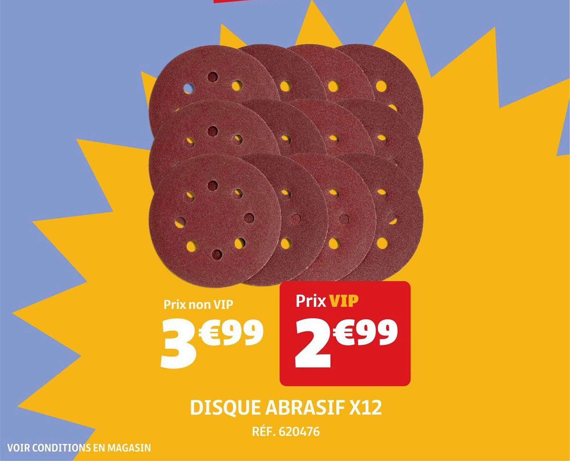 DISQUE ABRASIF X12