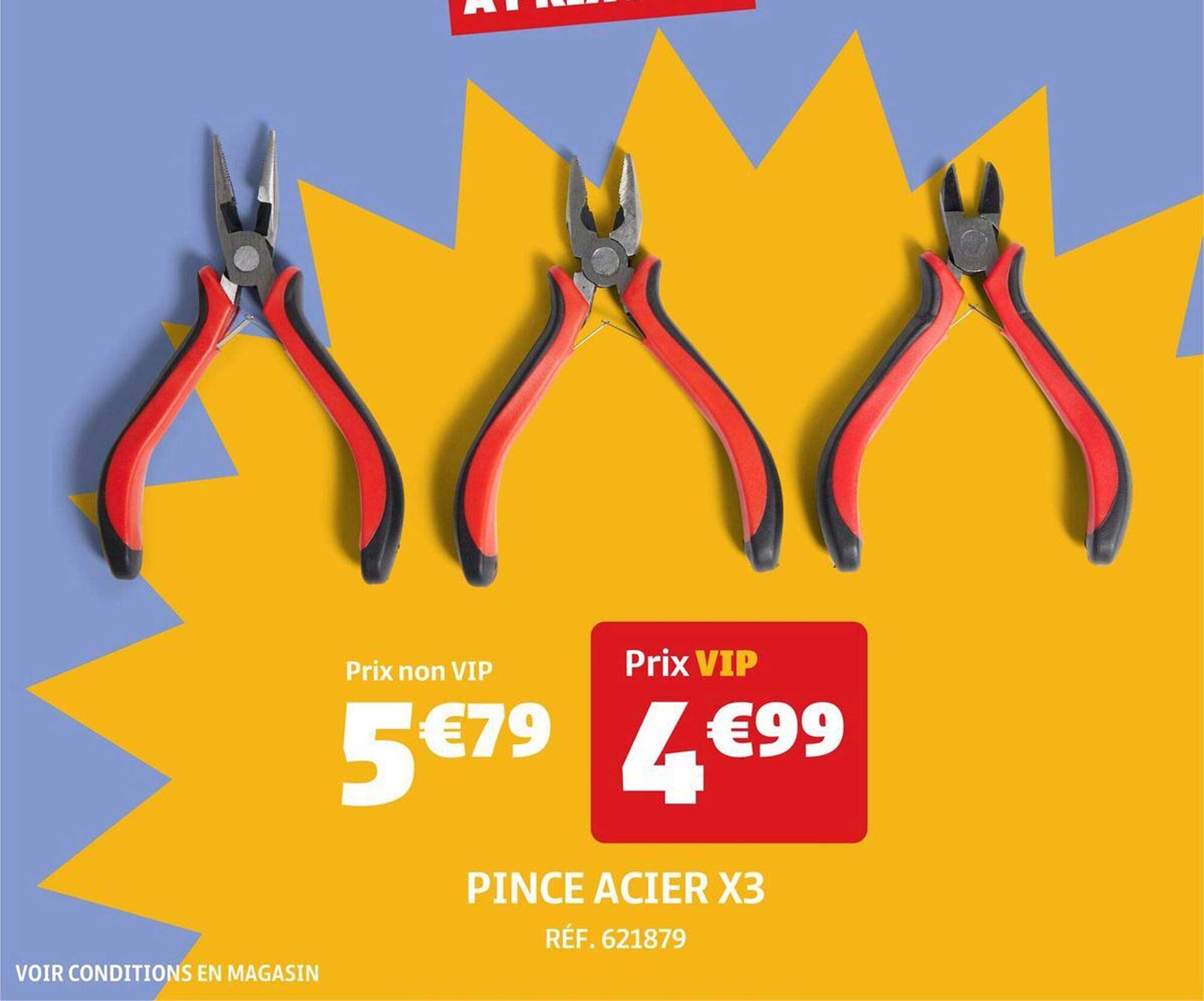 PINCE ACIER X3