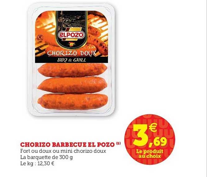 el pozo chorizo doux barbecue