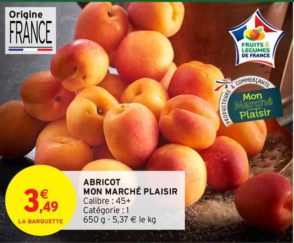abricot mon marché plaisir