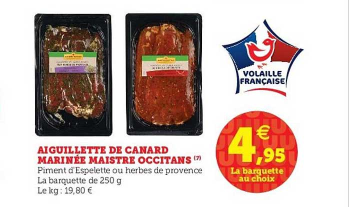 aiguillette de canard marinée maistre occitans