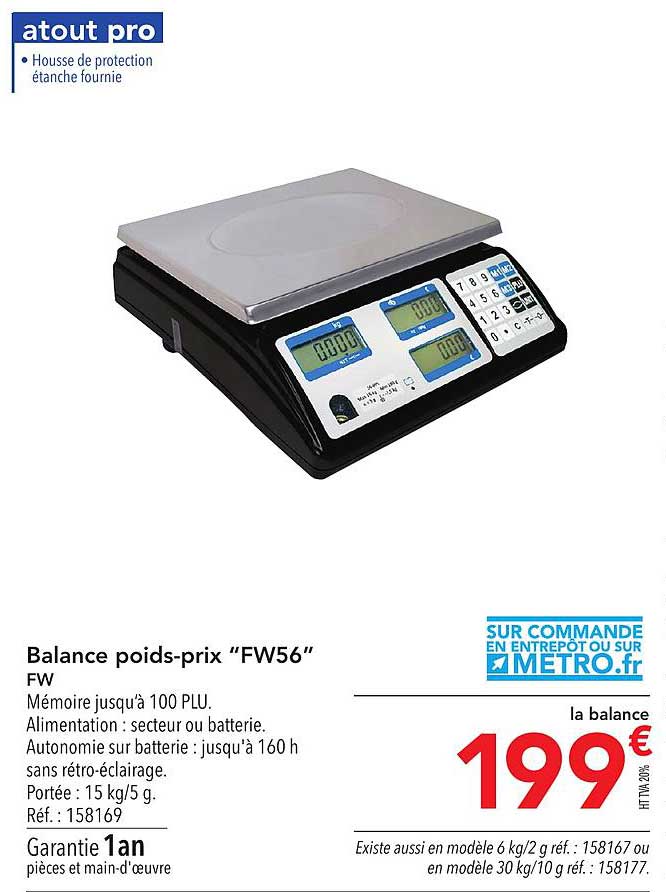 balance poids prix fw56 fw