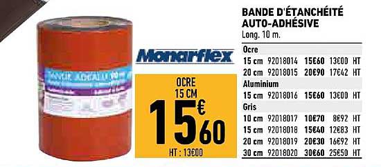 bande d'étanchéité auto adhésive monarflex