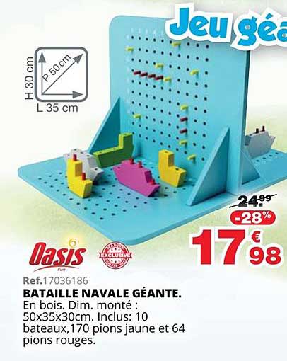 bataille navale géante oasis