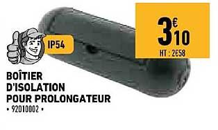 boîtier d'isolation pour prolongateur