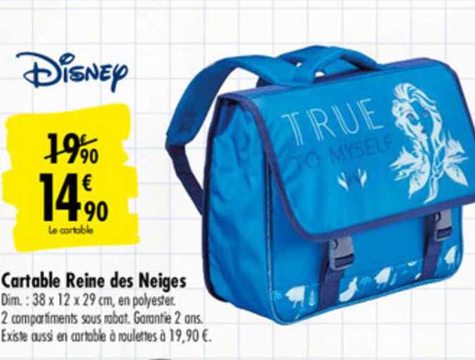 cartable reine des neiges